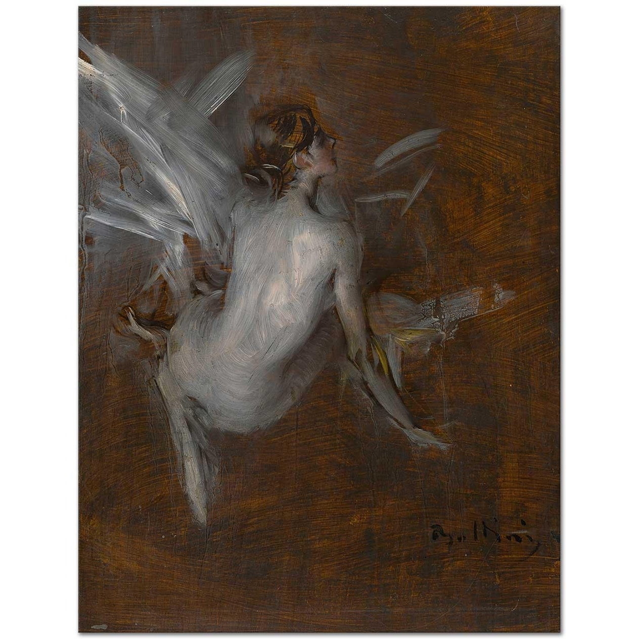Giovanni Boldini Nude Model Art Print