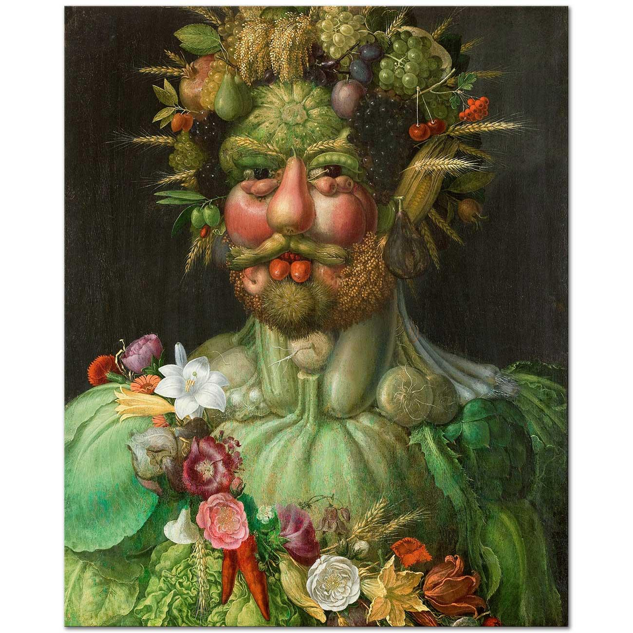 Giuseppe Arcimboldo Vertumnus Kanvas Tablo
