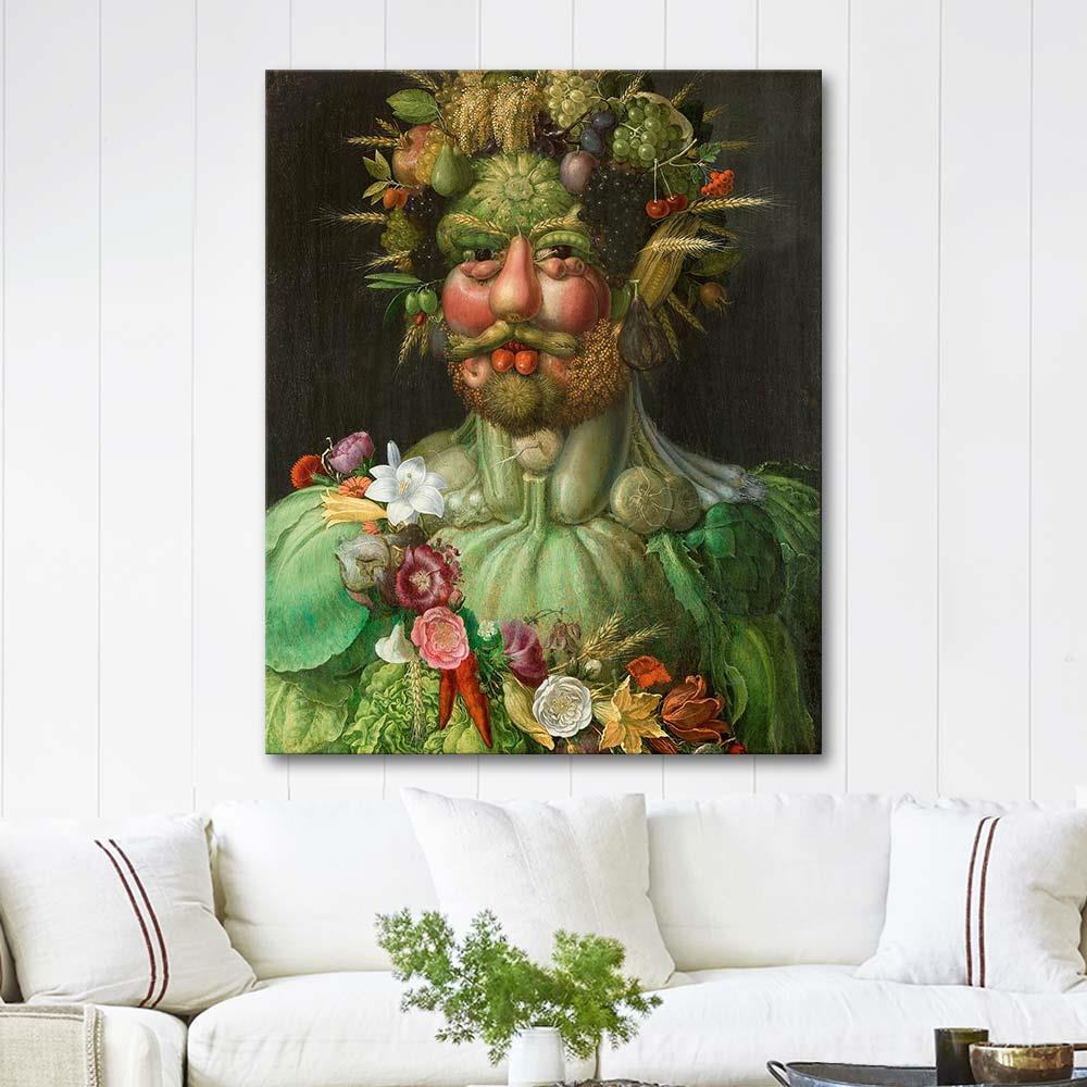 Giuseppe Arcimboldo Portrait of Rudolf II of Habsburg as Vertumnus Art Print