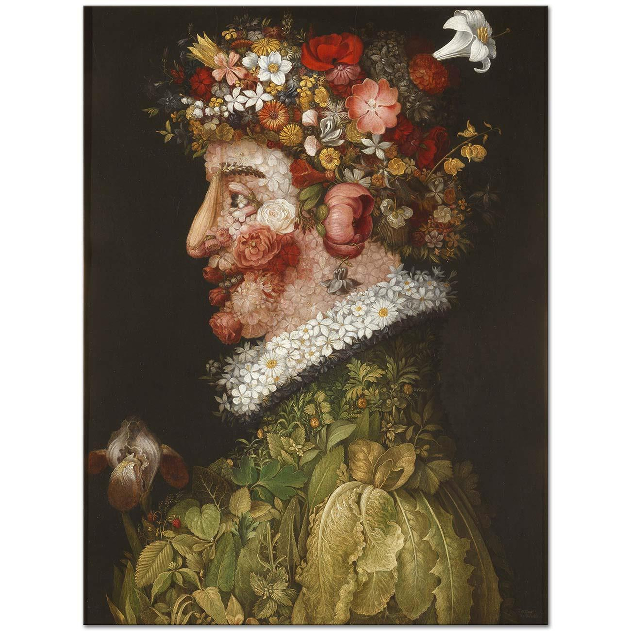 Giuseppe Arcimboldo ilkbahar Kanvas Tablo