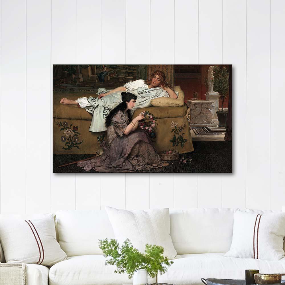 Glaucus and Nydia by Sir Lawrence Alma-Tadema as Art Print