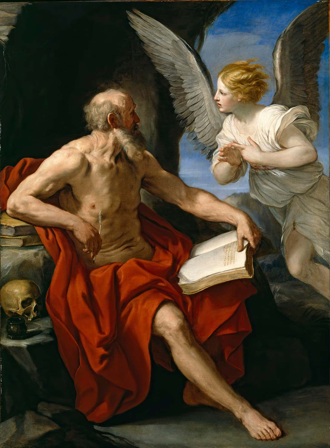 Guido Reni The Angel Appearing to St. Jerome Art Print