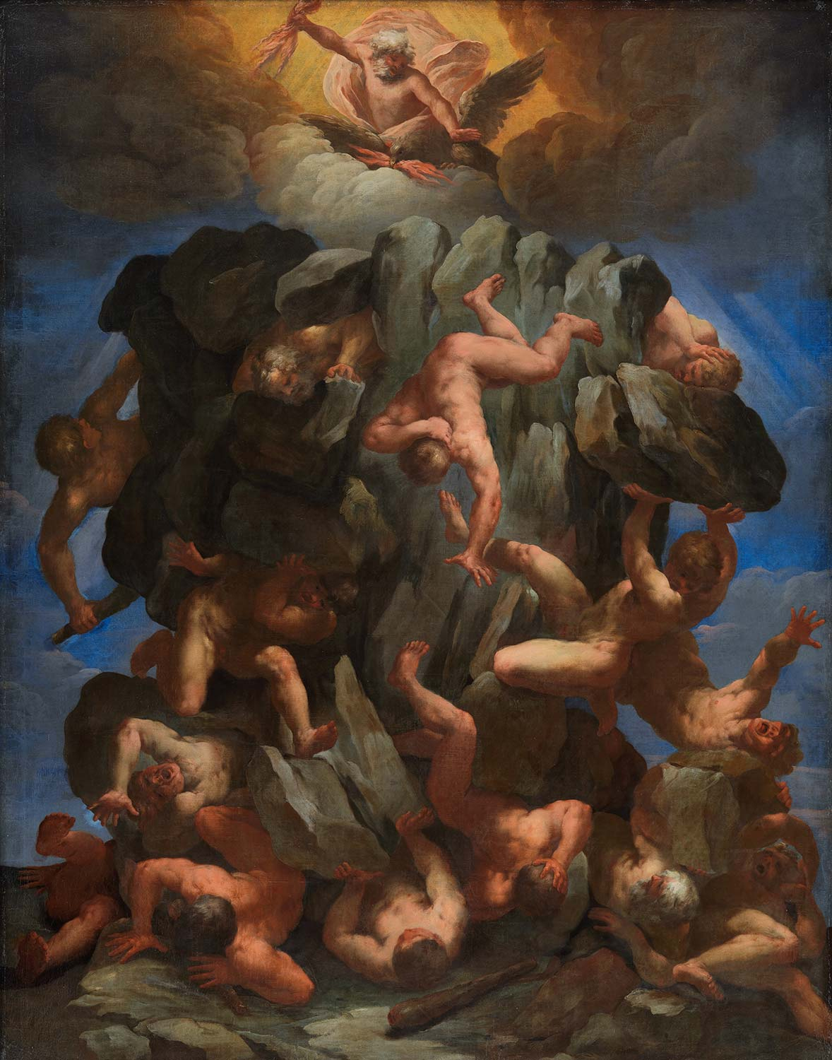 Guido Reni The Fall of the Giants Art Print