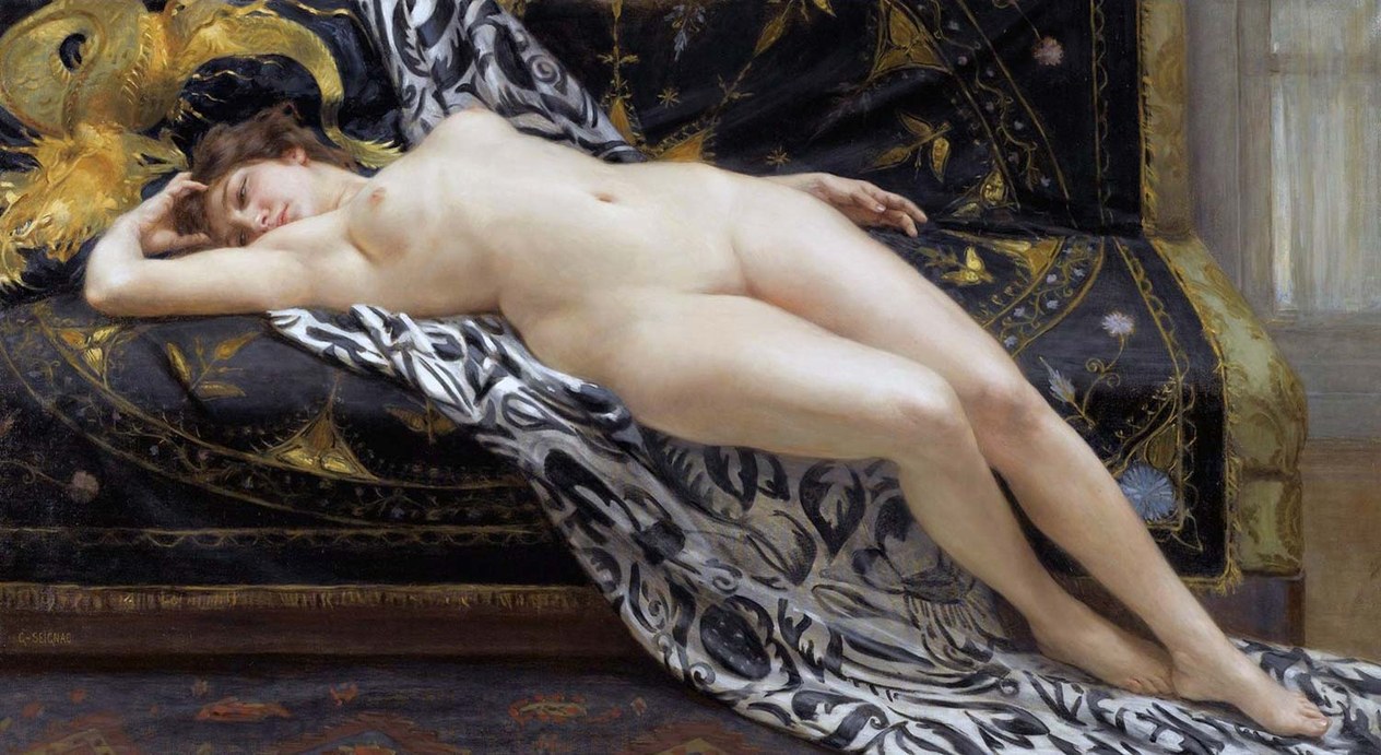 Guillaume Seignac Yorgunluk Kanvas Tablo