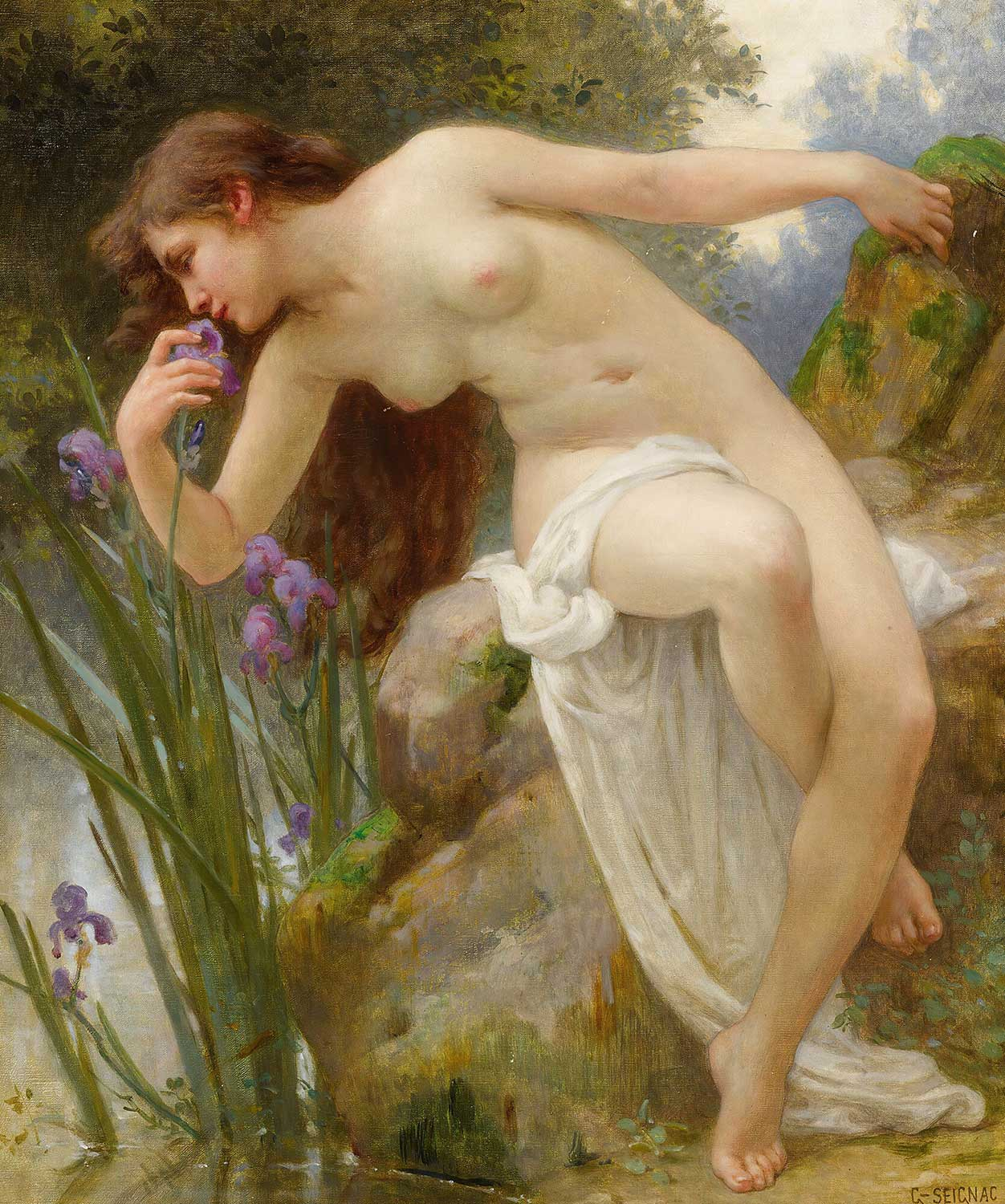 Guillaume Seignac The Fragrant Iris Art Print