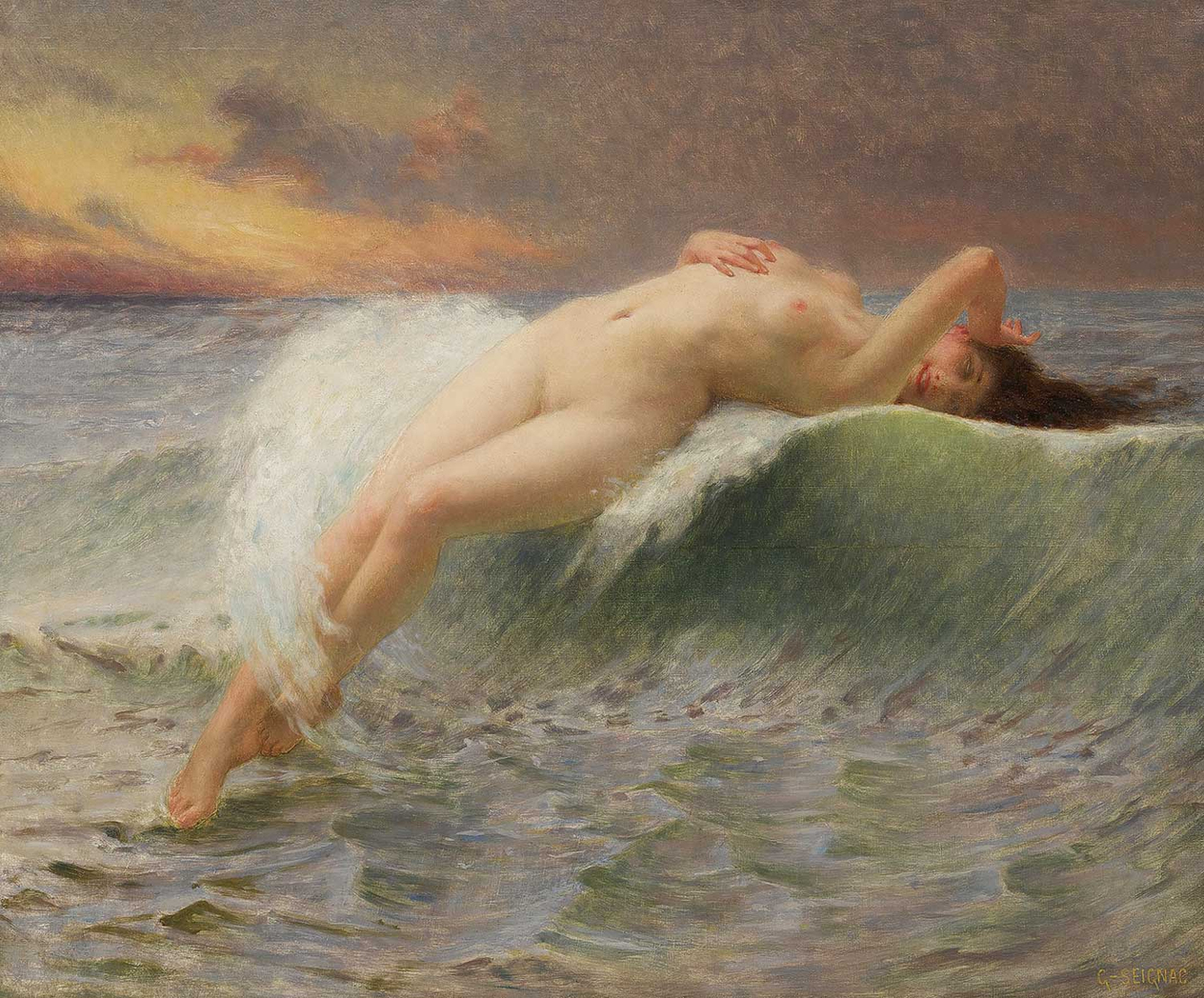 Guillaume Seignac The Wave Art Print
