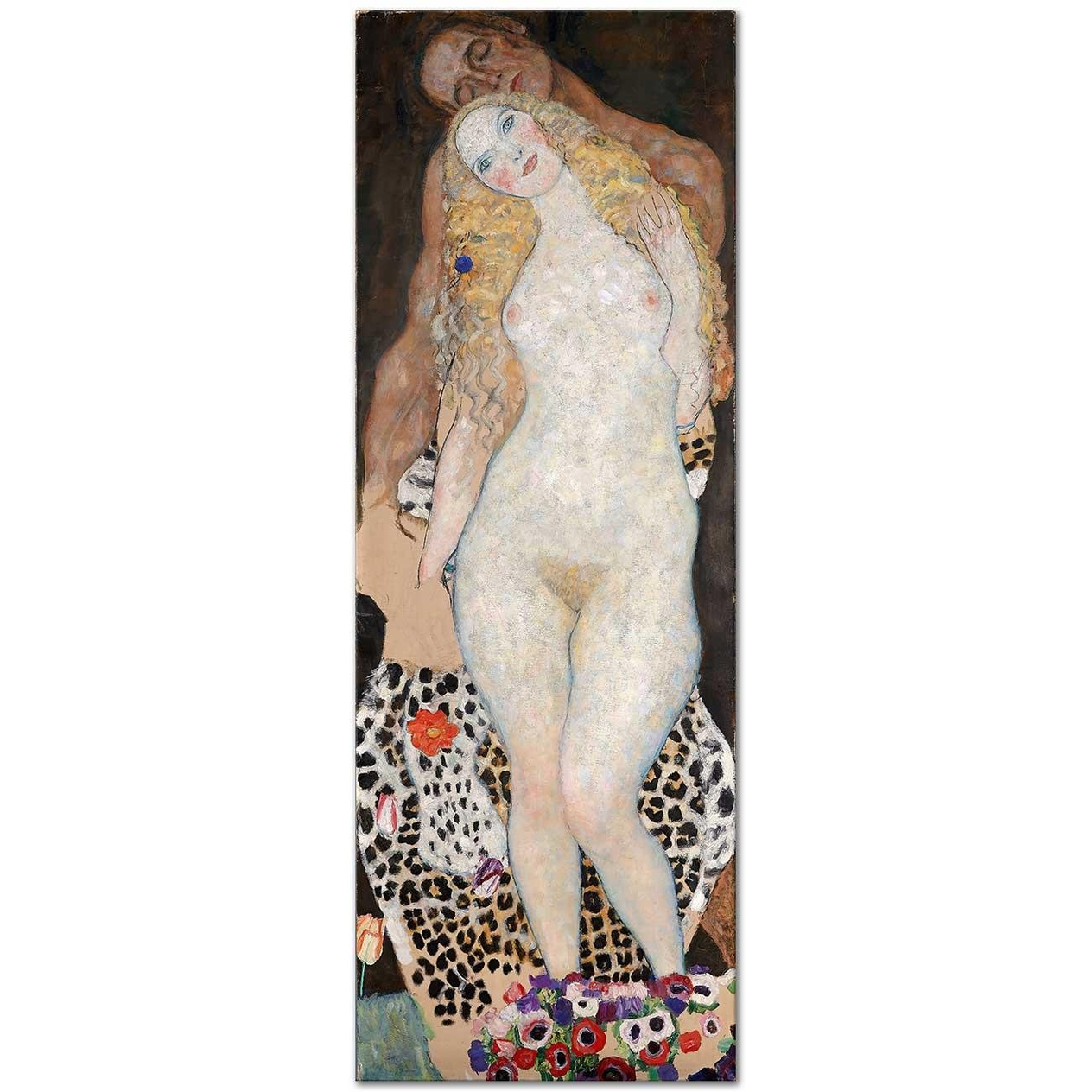 Gustav Klimt Adem ve Havva Kanvas Tablo