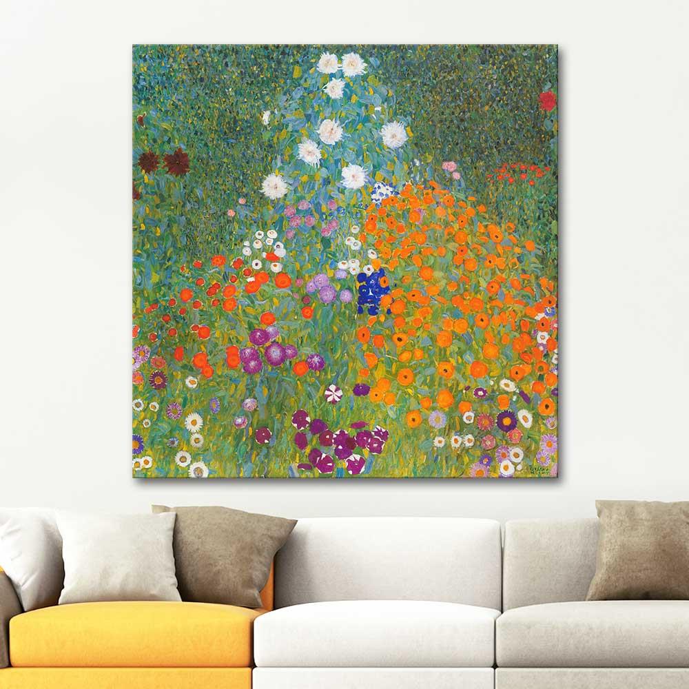 Gustav Klimt Kır Evi Bahçesi Kanvas Tablo