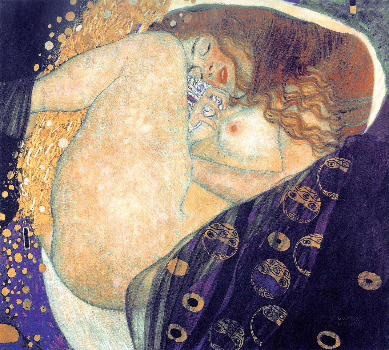 Danae by Gustav Klimt