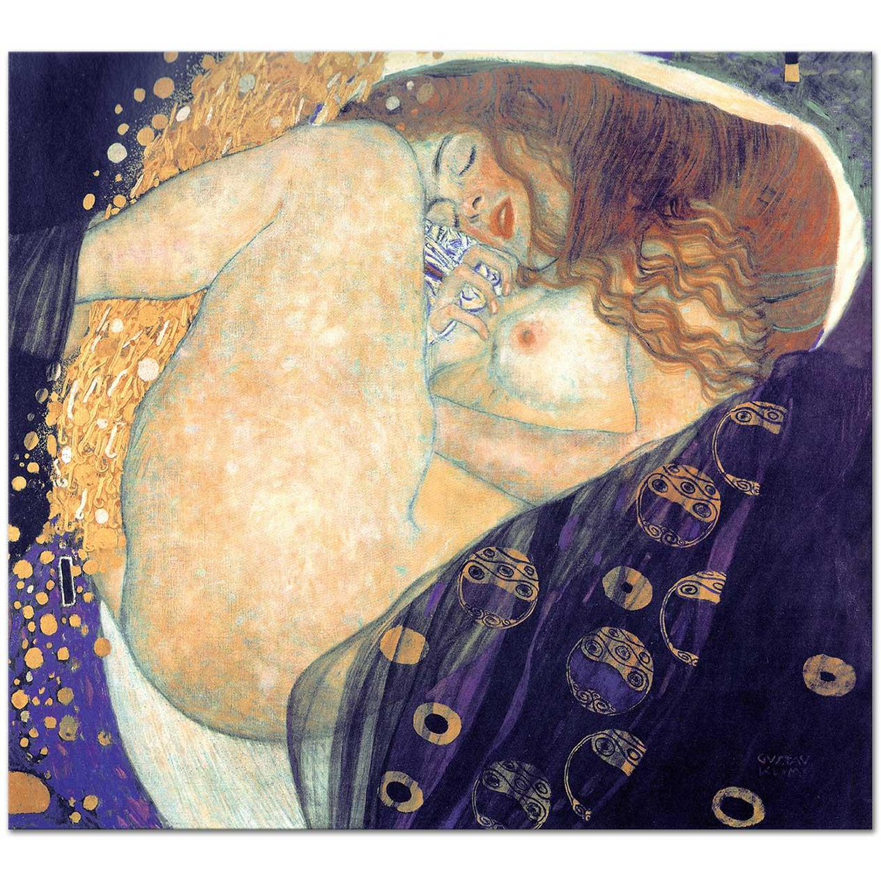 Danae by Gustav Klimt