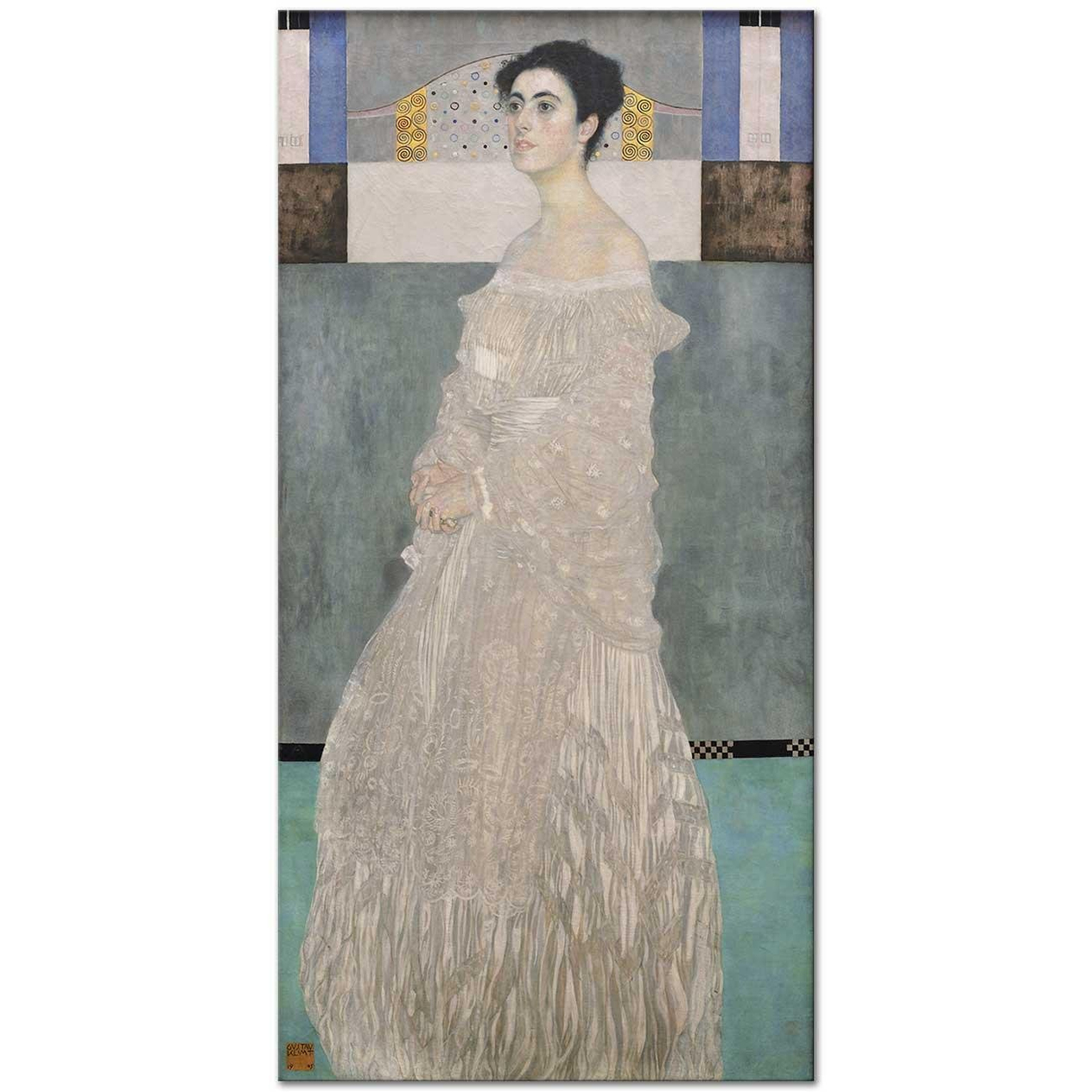 Gustav Klimt Margaret Stonborough Wittgenstein Kanvas Tablo