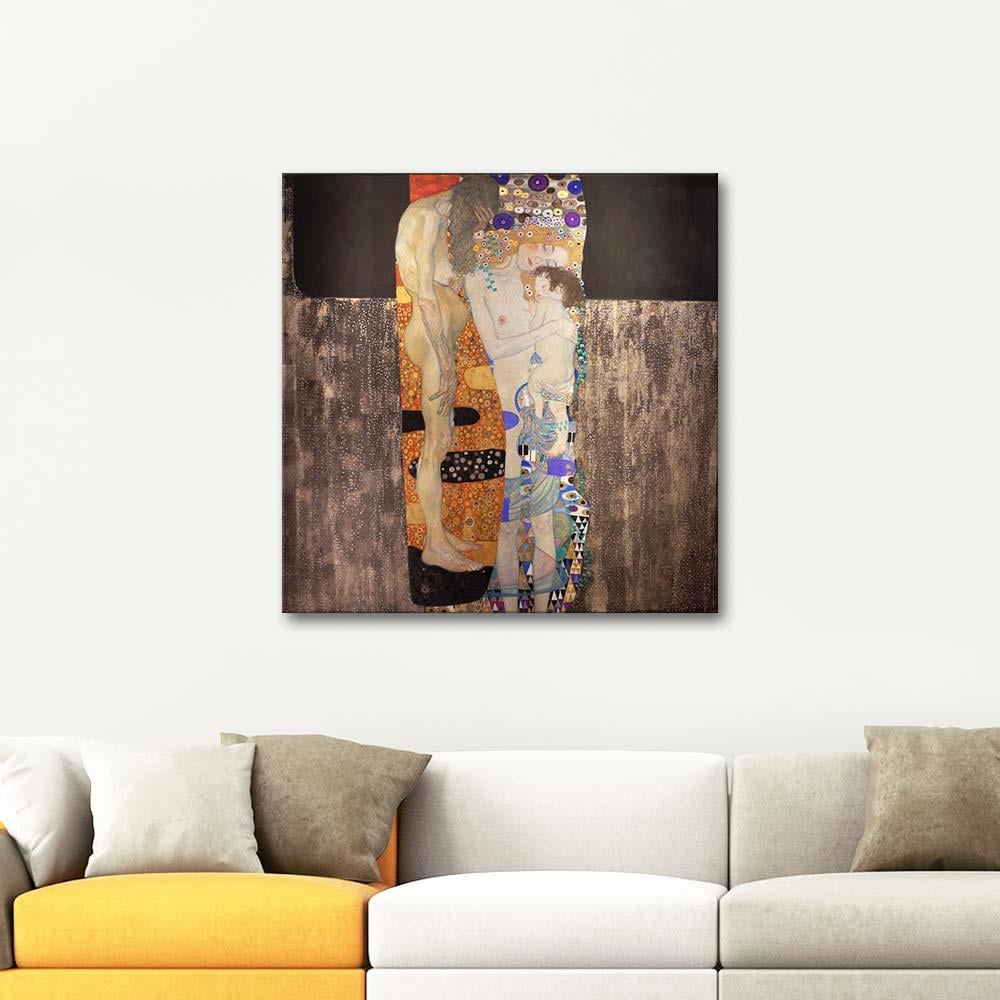 Gustav Klimt The Three Ages of Woman Art Print