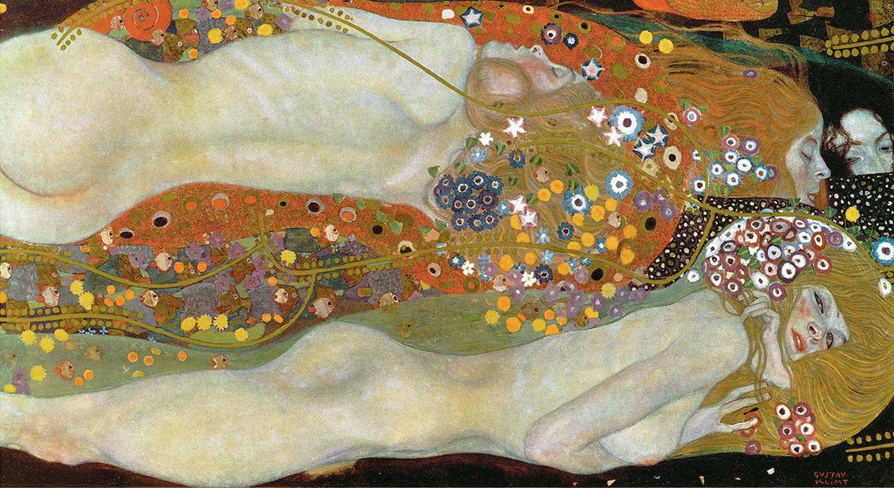 Water Serpents II by Gustav Klimt