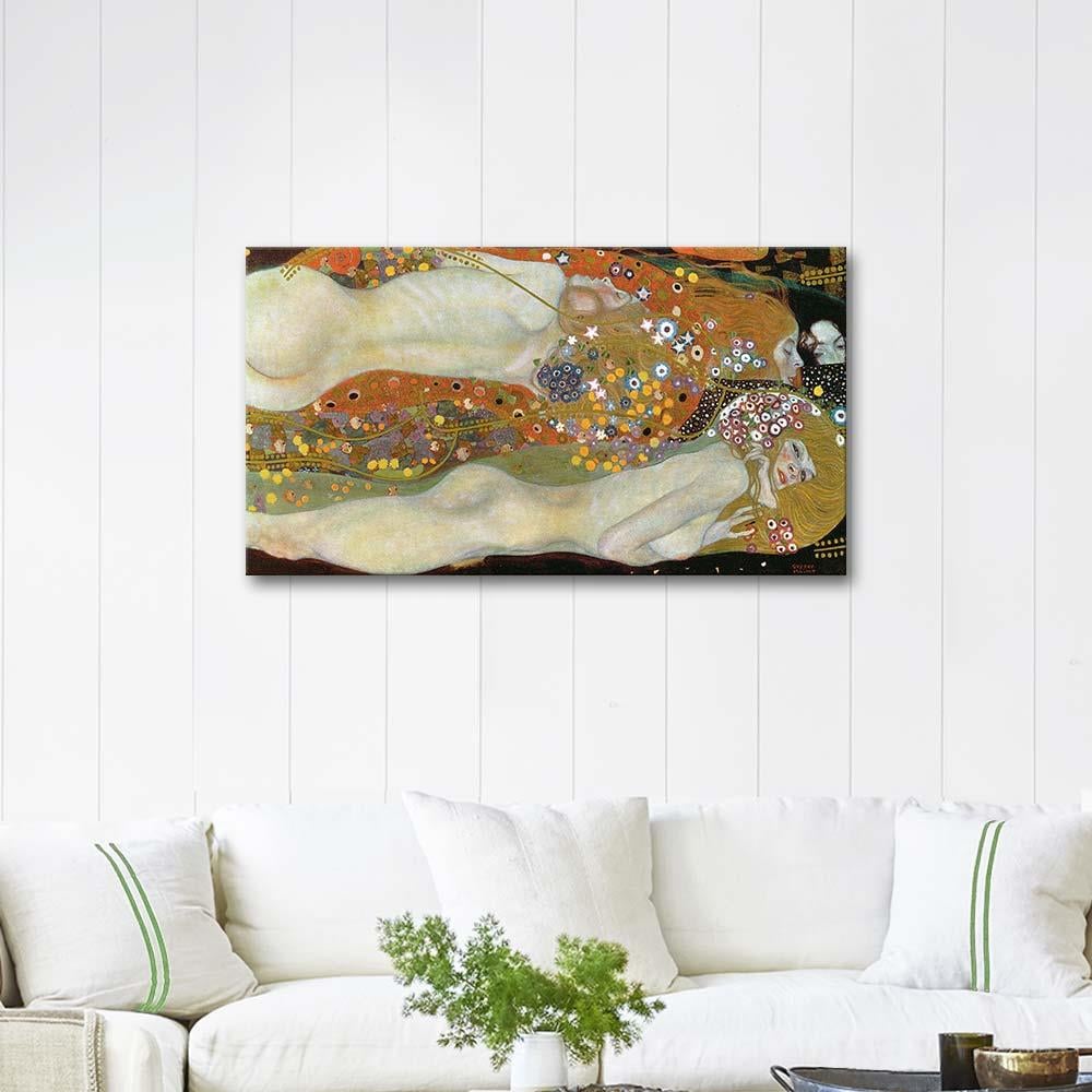Gustav Klimt Water Serpents II Art Print