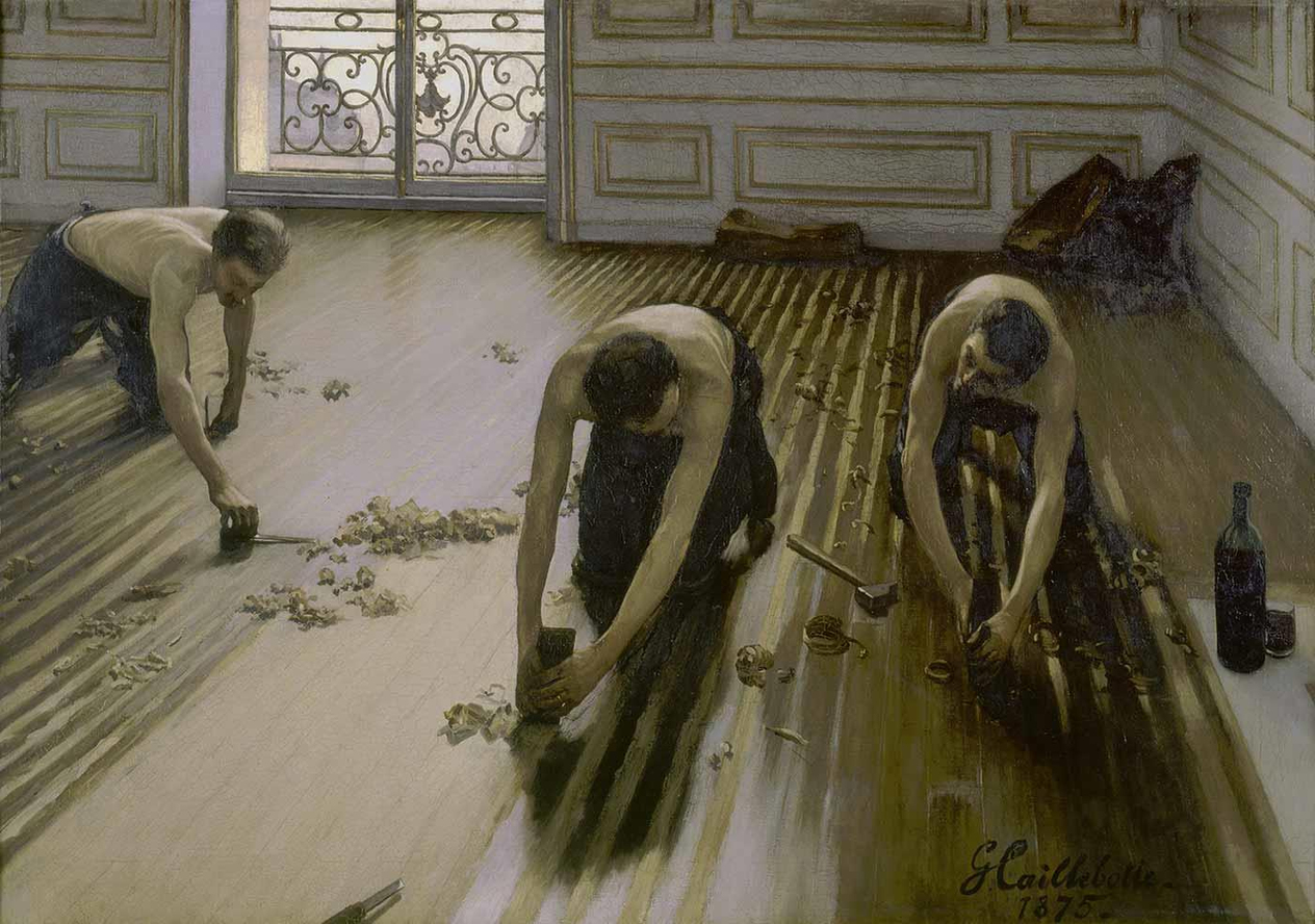 The Floor Scrapers by Gustave Caillebotte