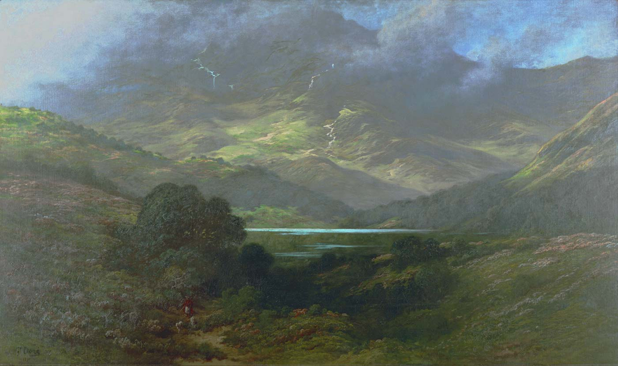 Gustave Dore İskoç Tepeleri Kanvas Tablo
