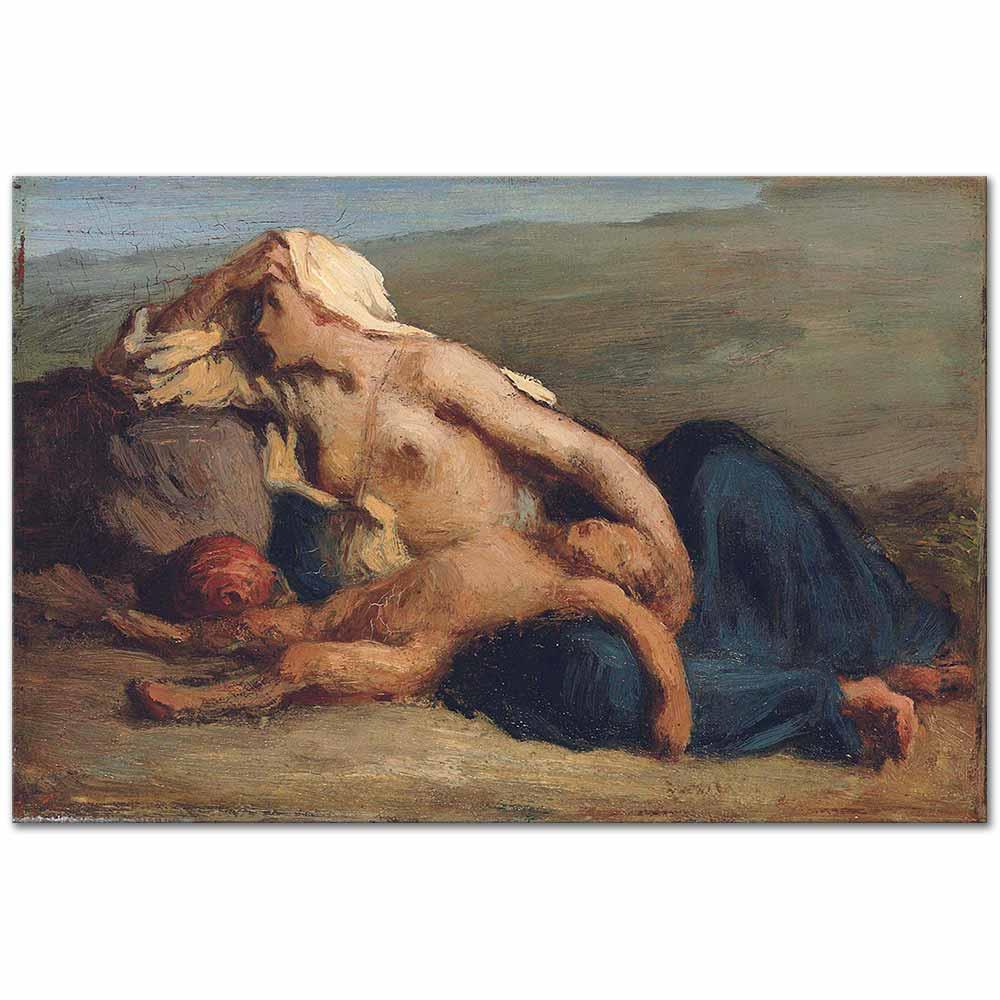 Jean-Francois Millet Hacer ve İsmail Kanvas Tablo