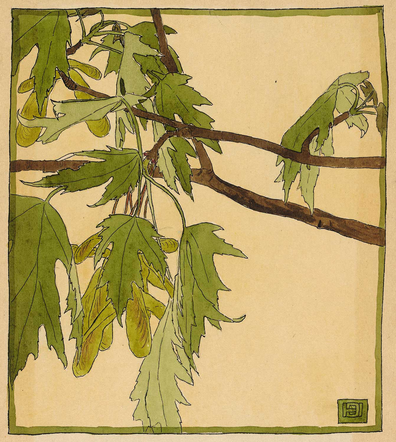 Hannah Borger Overbeck Maple Art Print