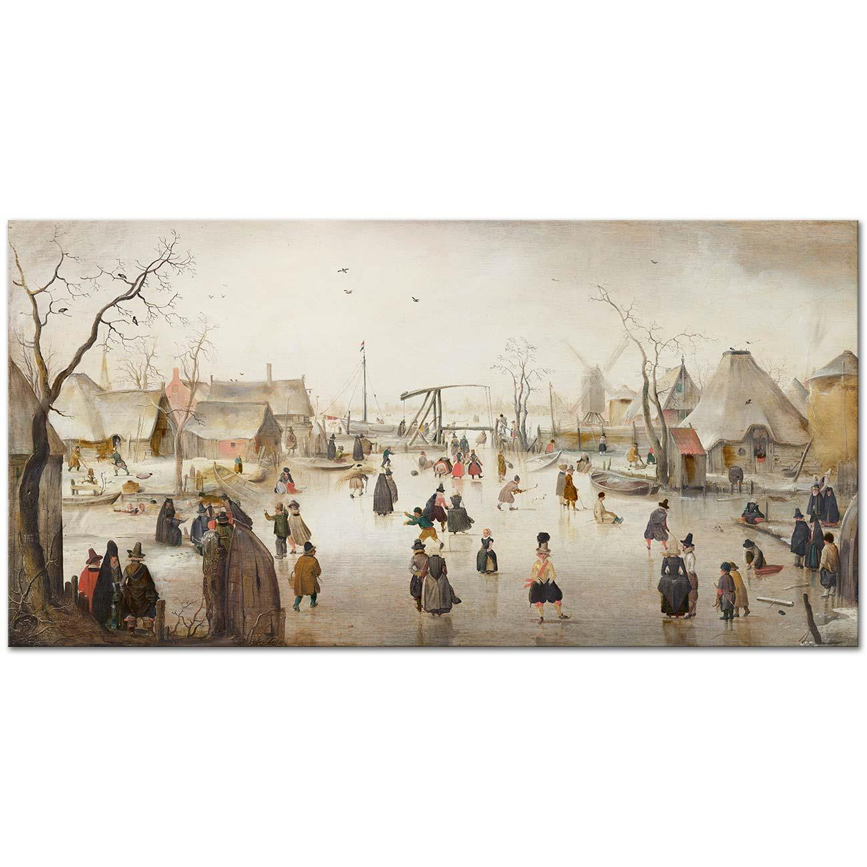 Ice Scene by Hendrick Avercamp