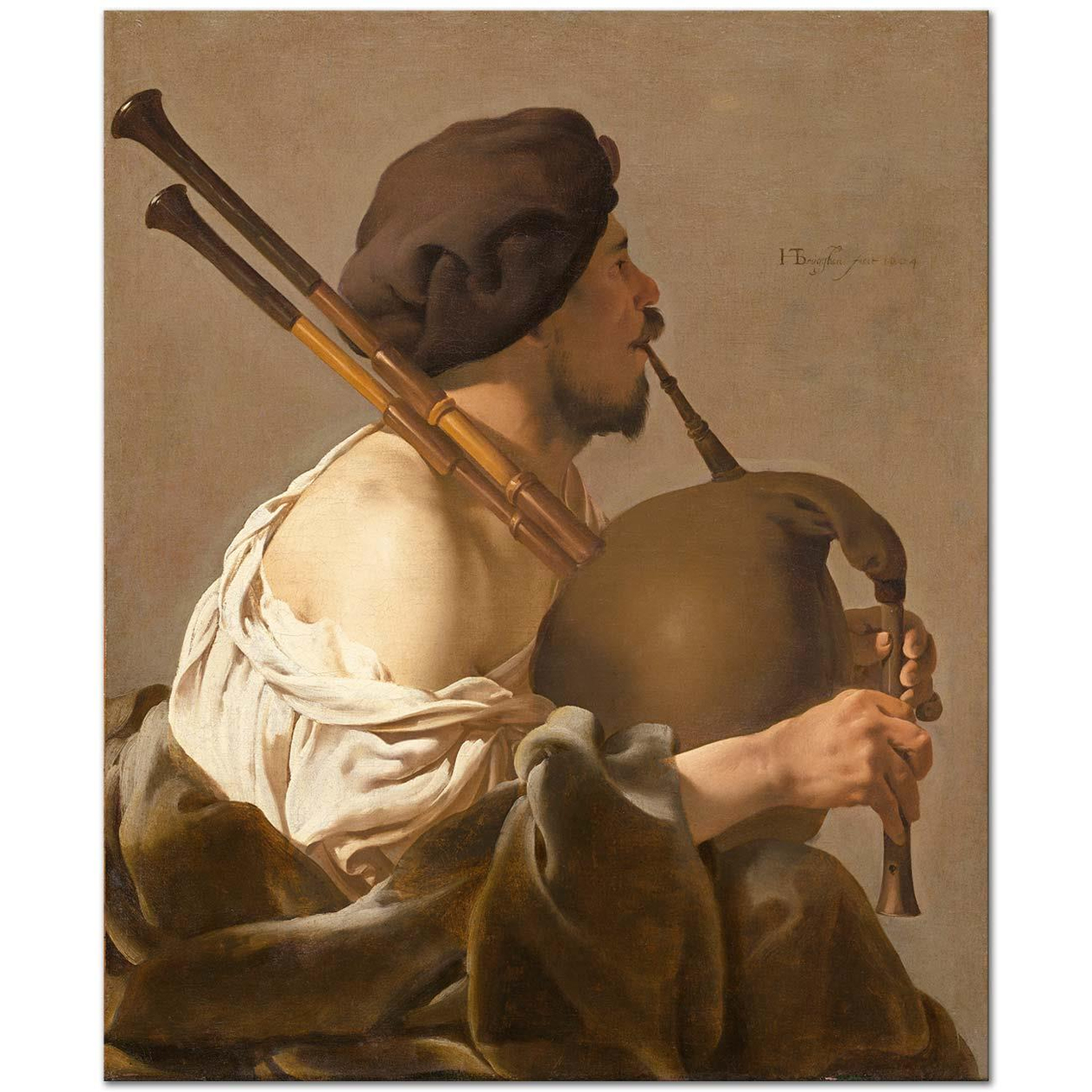Hendrick ter Brugghen Tulum Kanvas Tablo