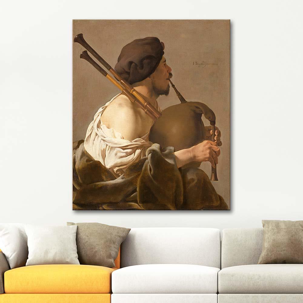 Hendrick ter Brugghen Tulum Kanvas Tablo