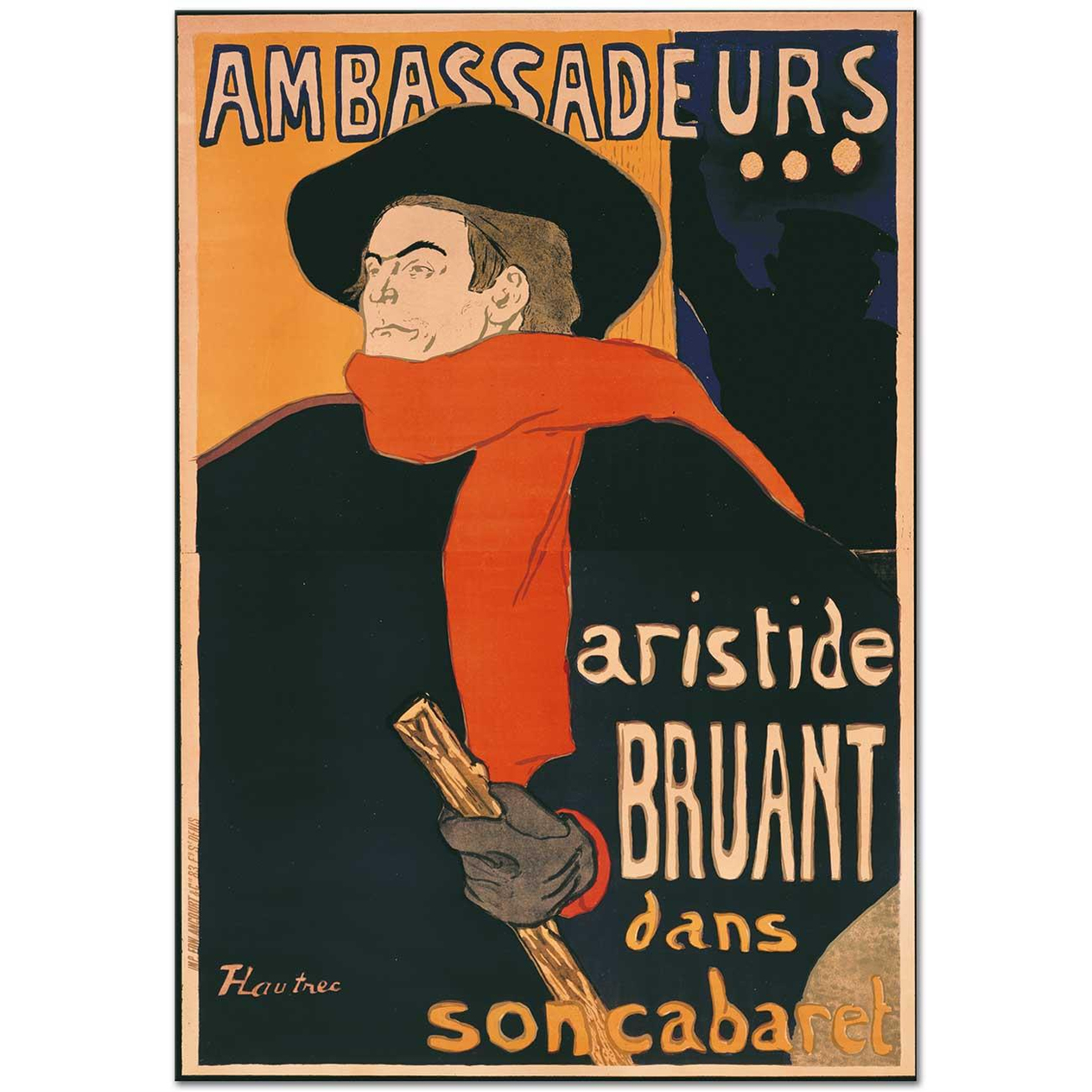 Henri de Toulouse-Lautrec Ambassadeurs Kanvas Tablo