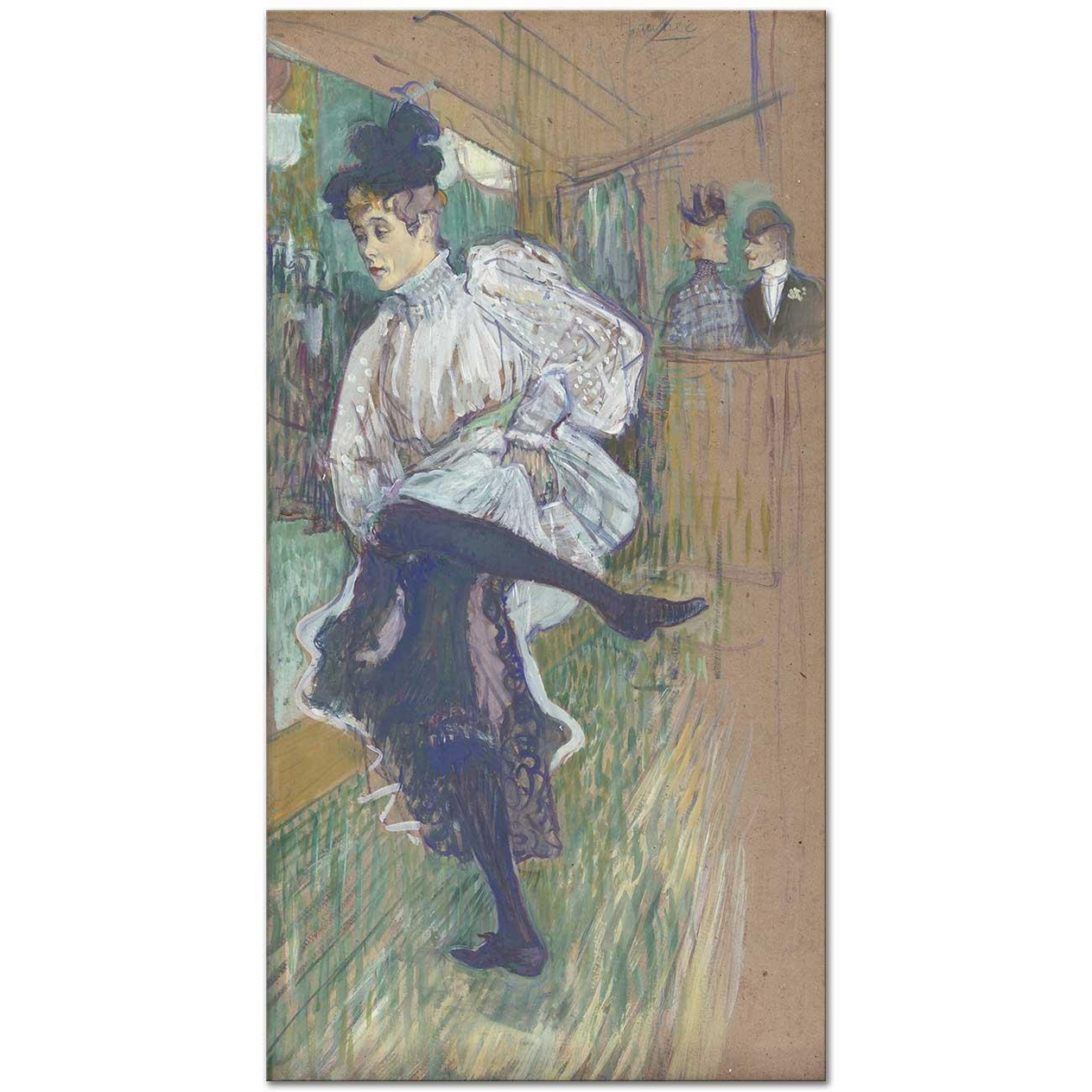 Henri de Toulouse-Lautrec Jane Avril Dans Ediyor Kanvas Tablo