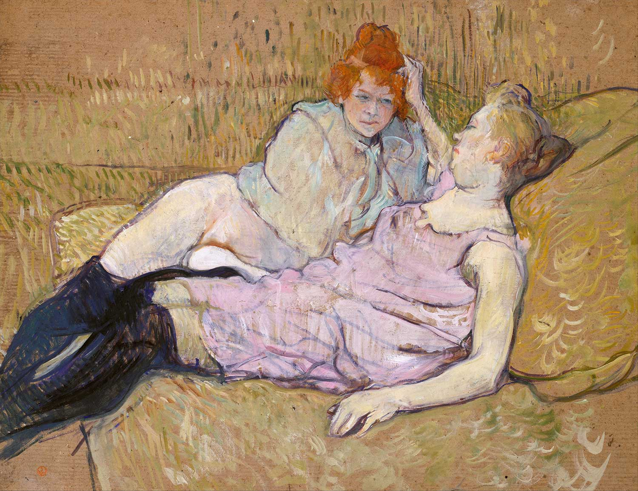 Henri de Toulouse-Lautrec The Sofa Art Print