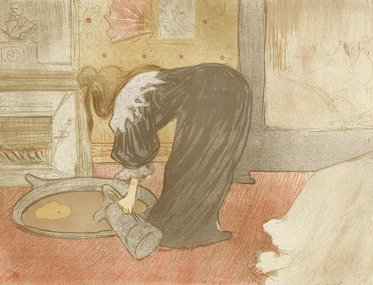 Henri de Toulouse-Lautrec Woman at the Tub Art Print