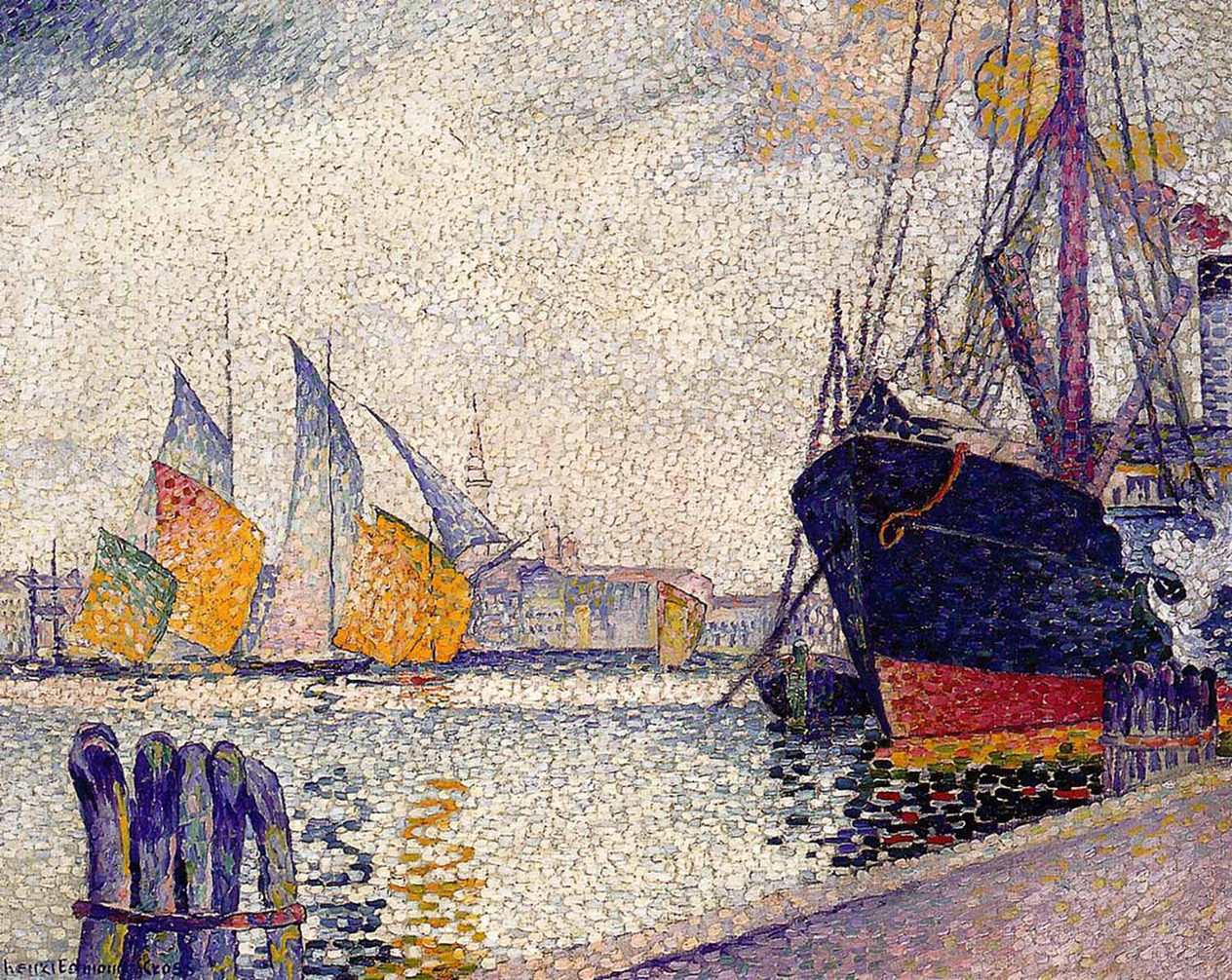 The Giudecca Canal in Venice by Henri Edmond Cross