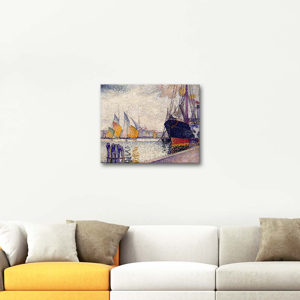 Henri Edmond Cross The Giudecca Canal in Venice Art Print