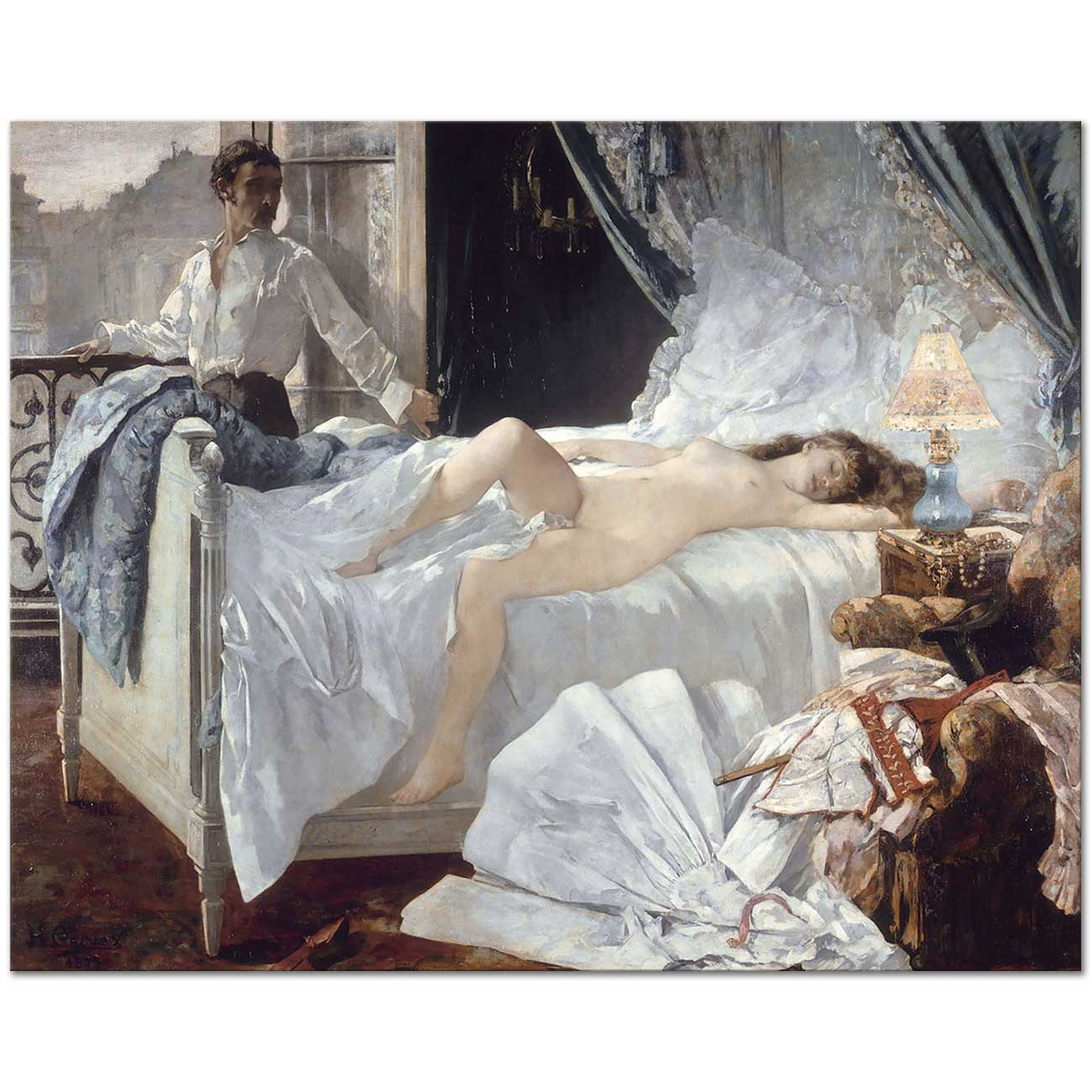Henri Gervex Rolla Kanvas Tablo
