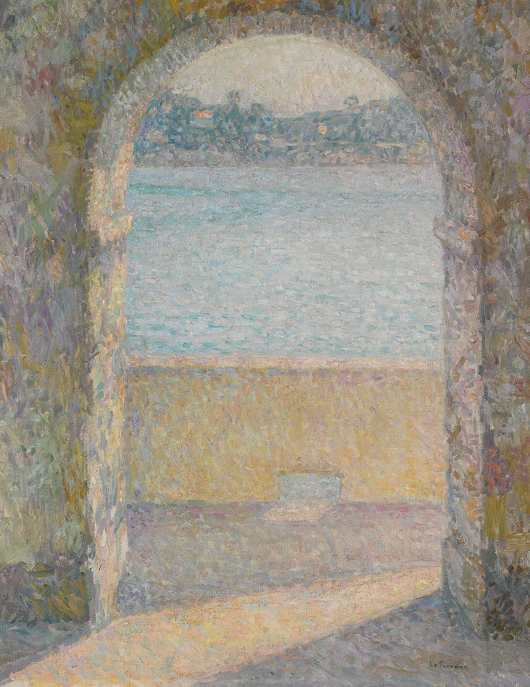 La Porte De La Mer, Villefranche-Sur-Mer by Henri Le Sidaner