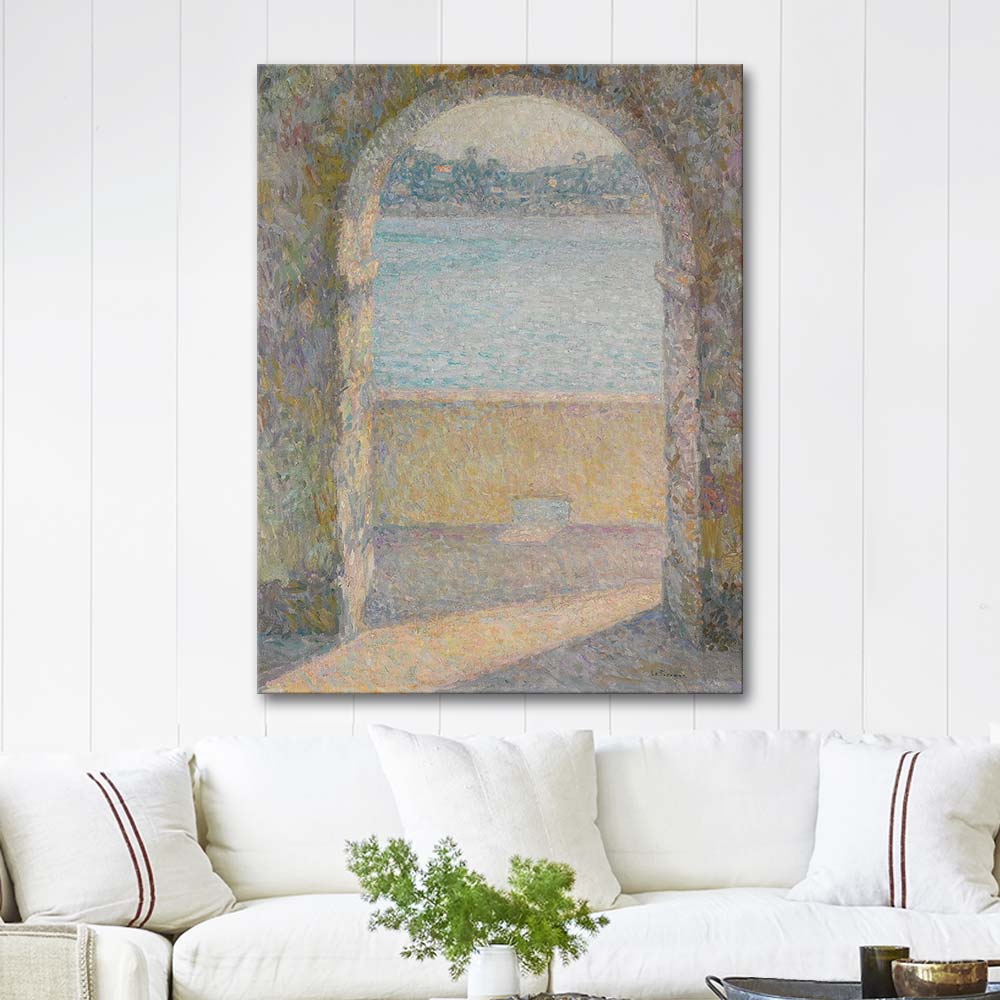 Henri Le Sidaner La Porte De La Mer, Villefranche-Sur-Mer Art Print