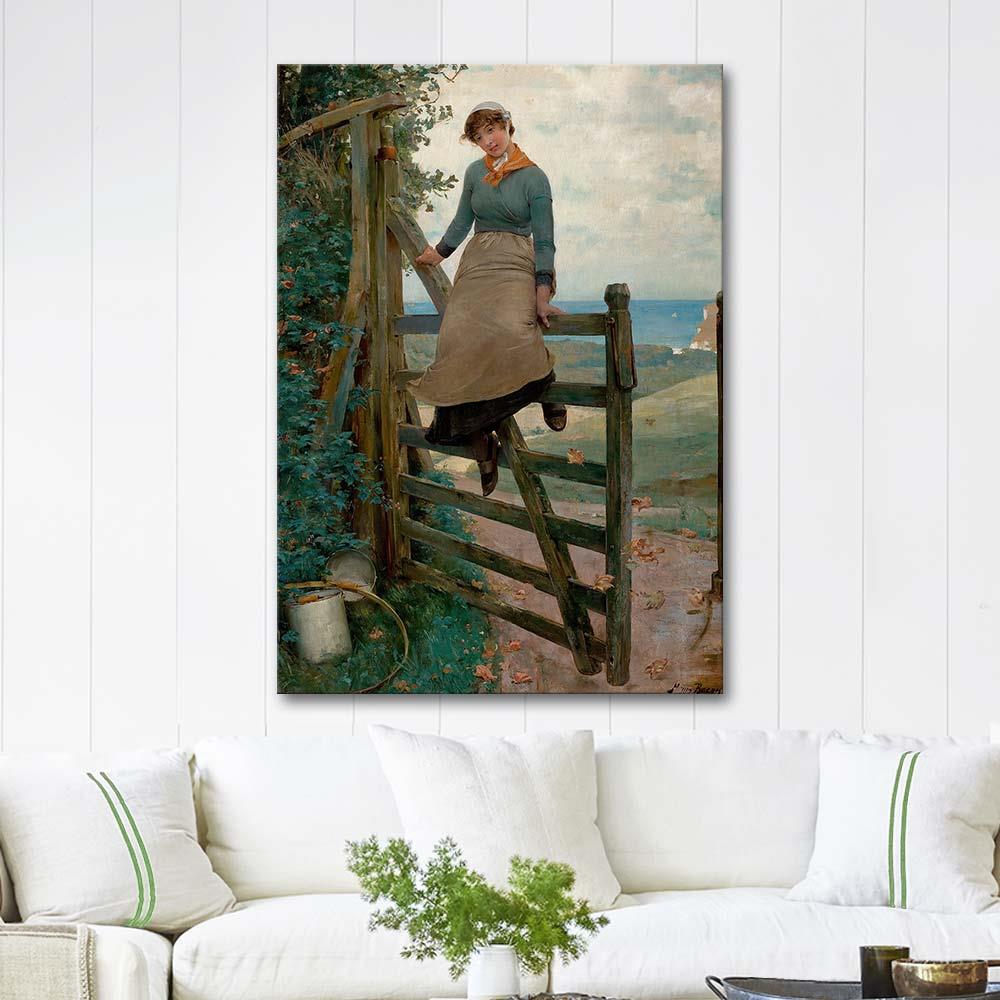 Henry Bacon Gate to the Sea Art Print