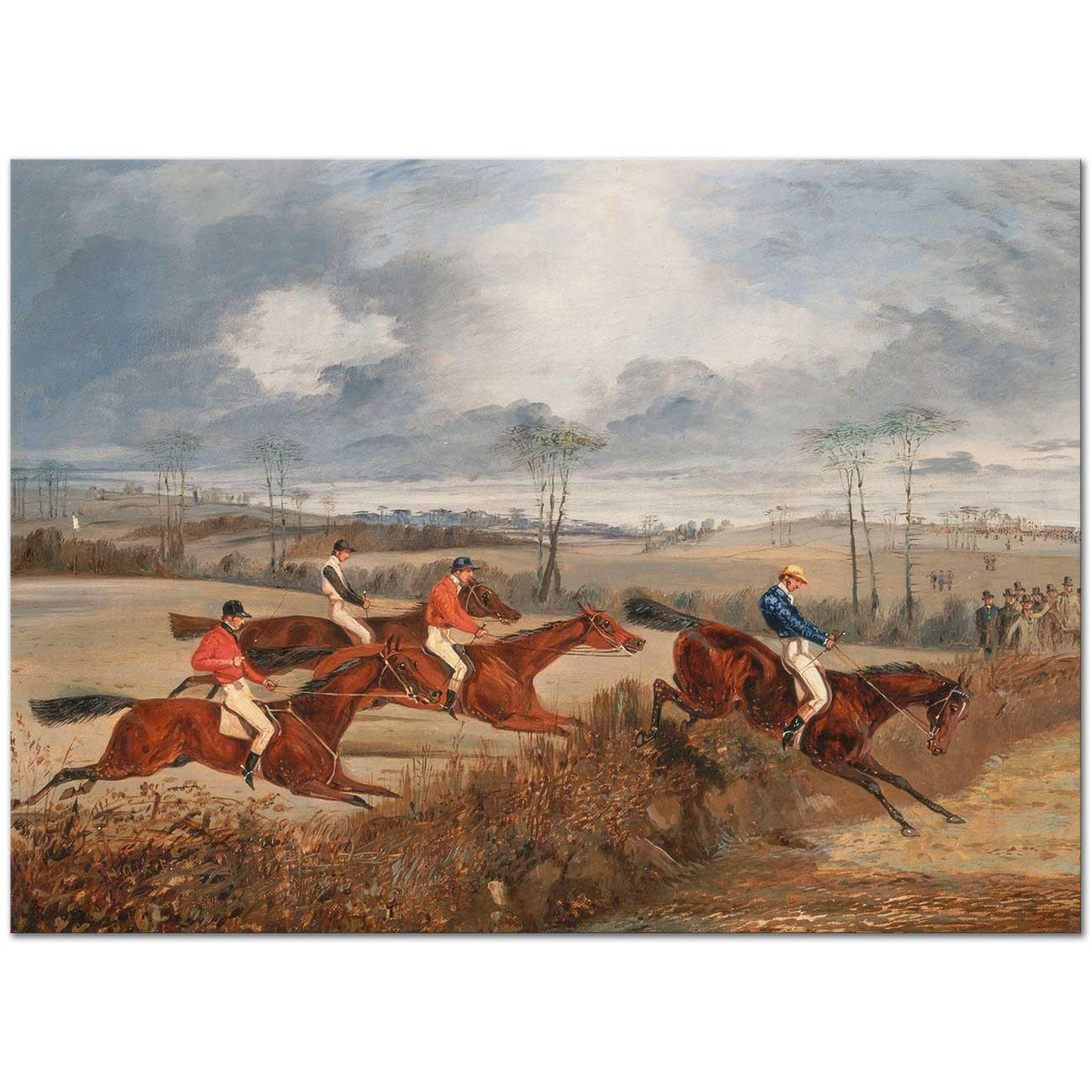 Henry Thomas Alken Engelden Geçerken Kanvas Tablo