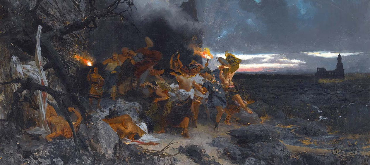 Orgy On Capri In The Time Of Tiberius by Henryk Siemiradzki