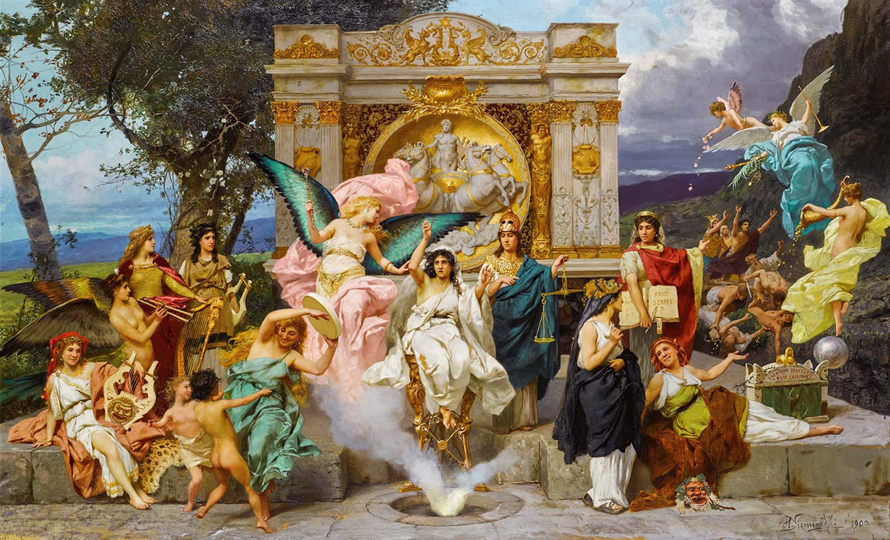 Henryk Siemiradzki Parnassus Art Print