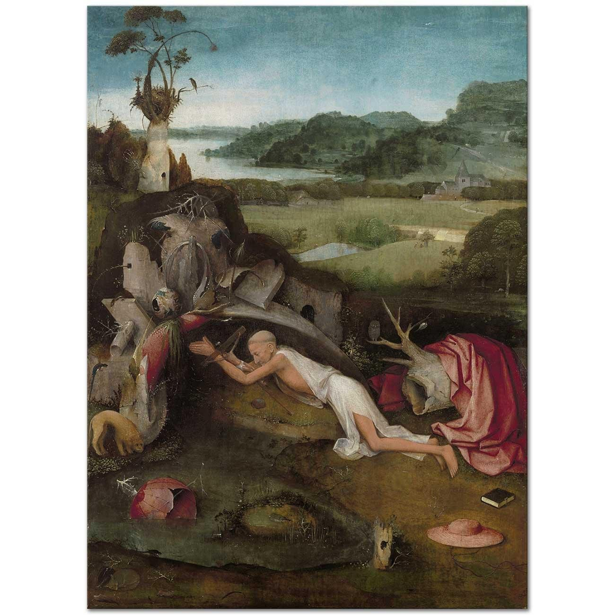 Hieronymus Bosch Saint Jerome at Prayer Art Print