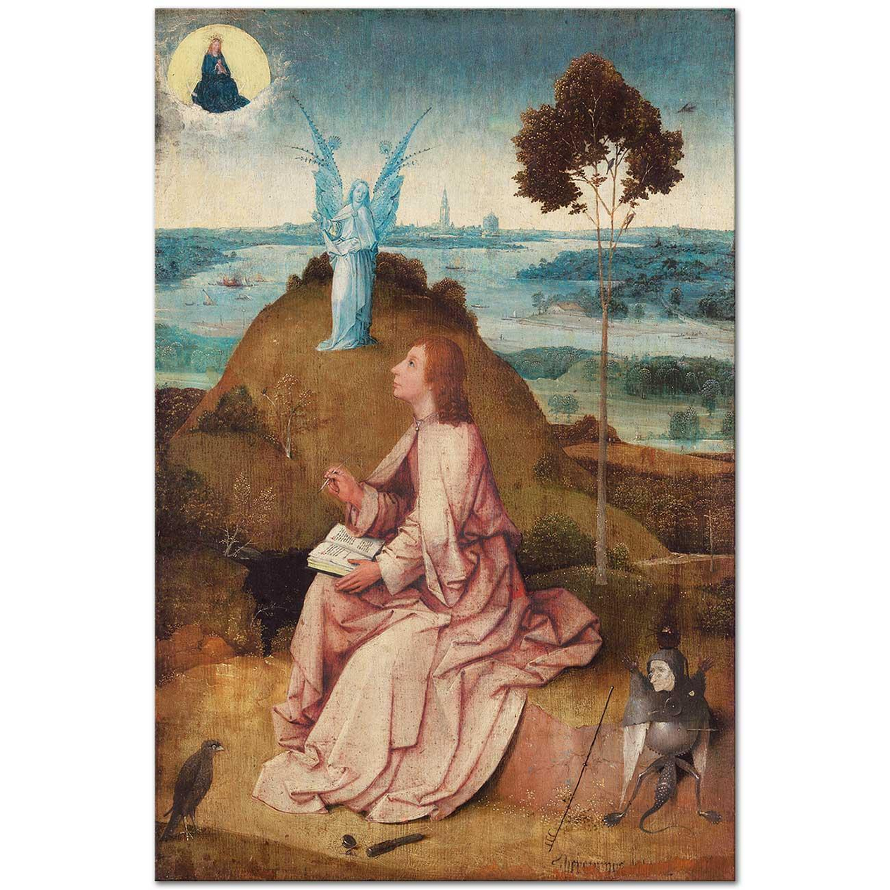 Hieronymus Bosch Saint John the Evangelist on Patmos Art Print