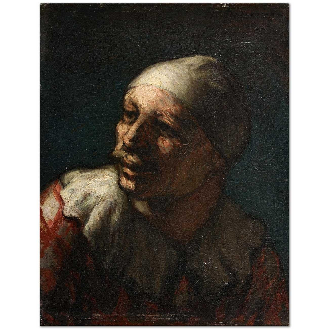 Honore Daumier Head of Pasquin Art Print