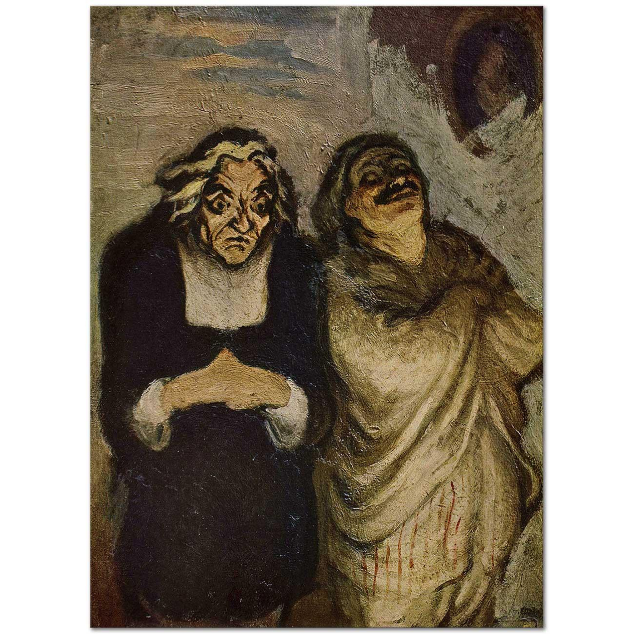 Honore Daumier Scene from a Comedy Art Print