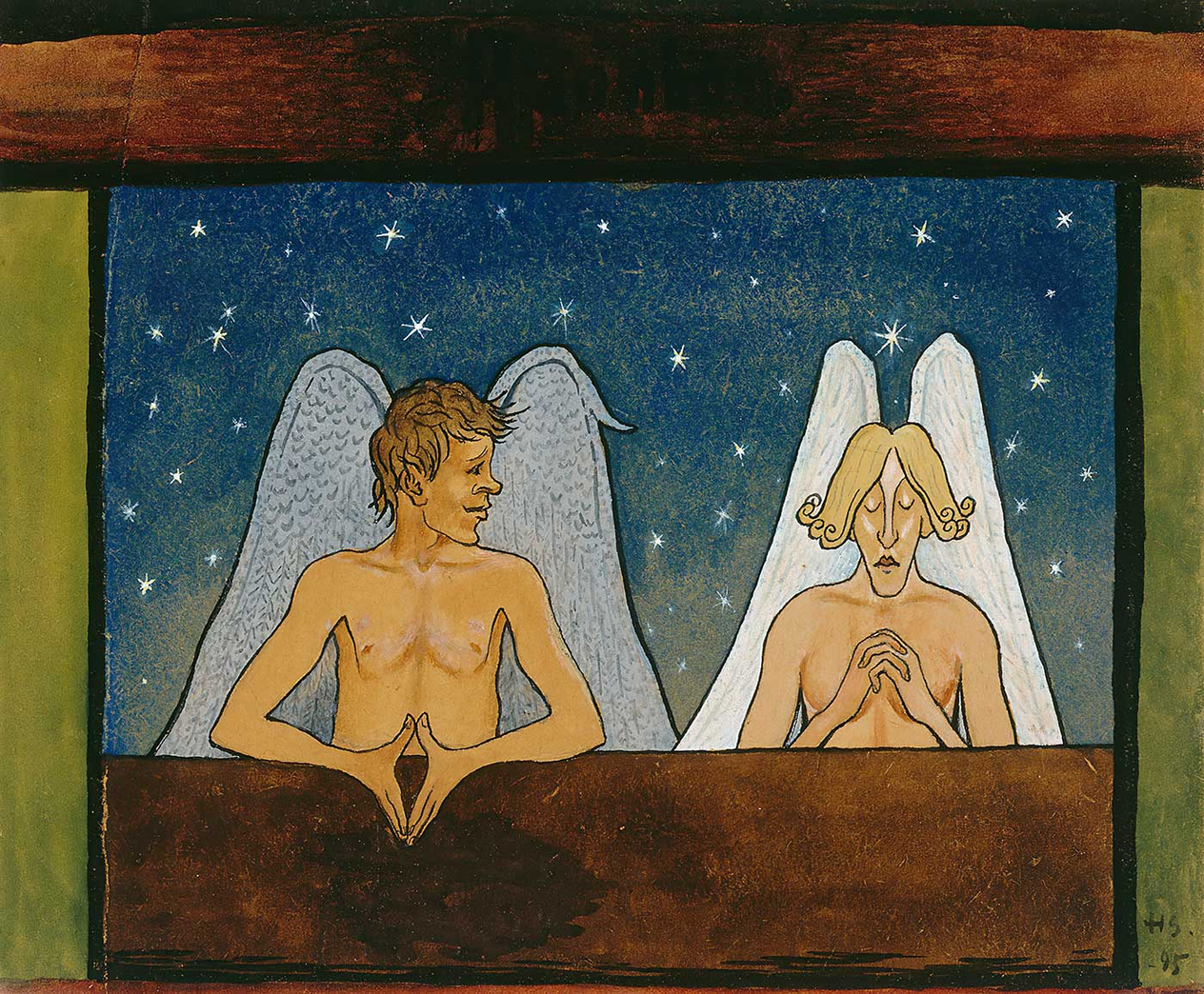 Hugo Simberg Devotion Art Print