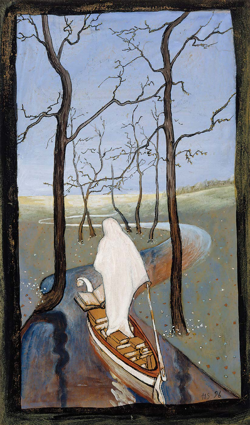 Hugo Simberg On The River Of Life Art Print