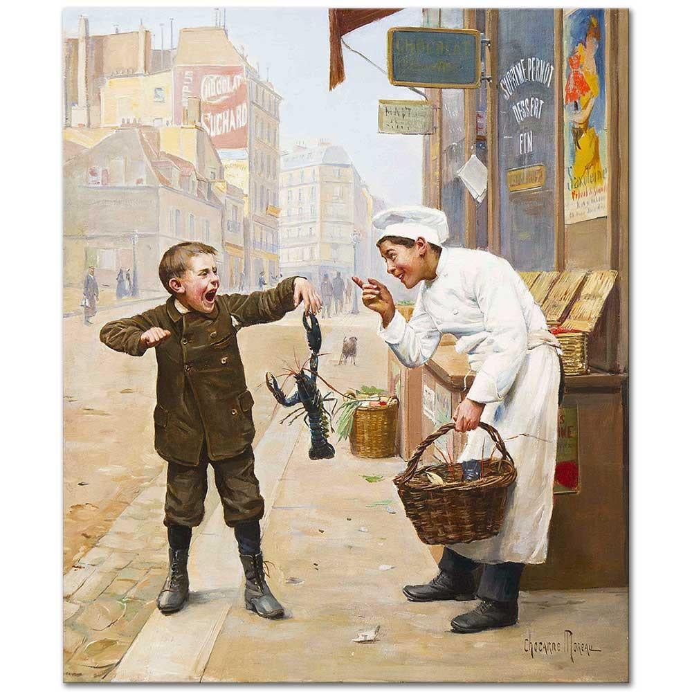 I Told You So by Paul Charles Chocarne Moreau as Art Print