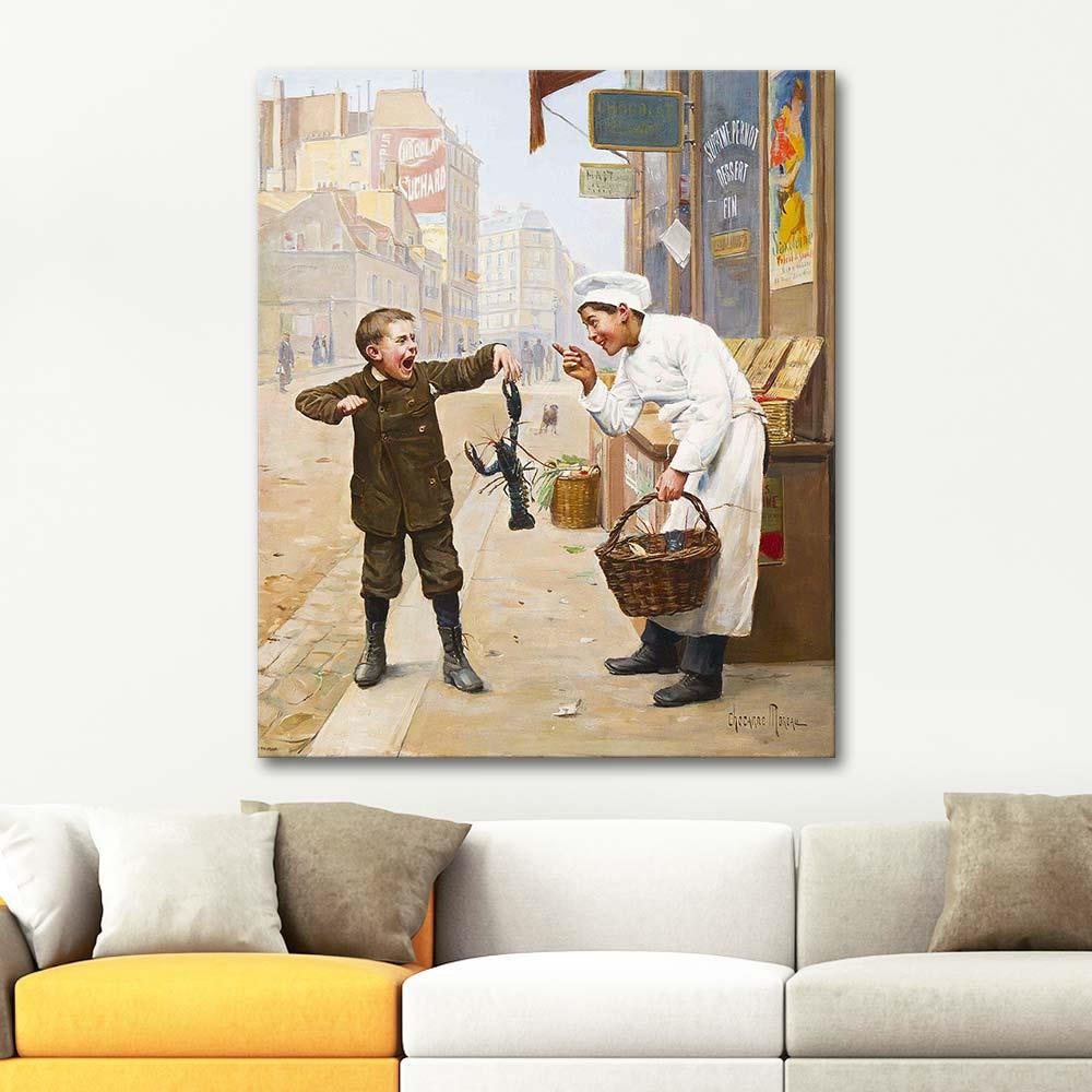 I Told You So by Paul Charles Chocarne Moreau as Art Print