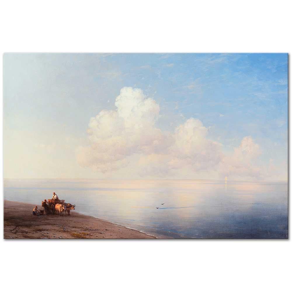 Ivan Aivazovsky Durgun Denizin Üzerindeki Bulutlar Kanvas Tablo