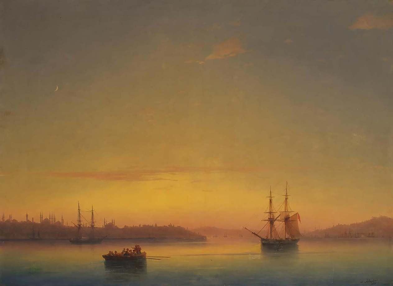 Constantinople at Dawn by Ivan Aivazovsky