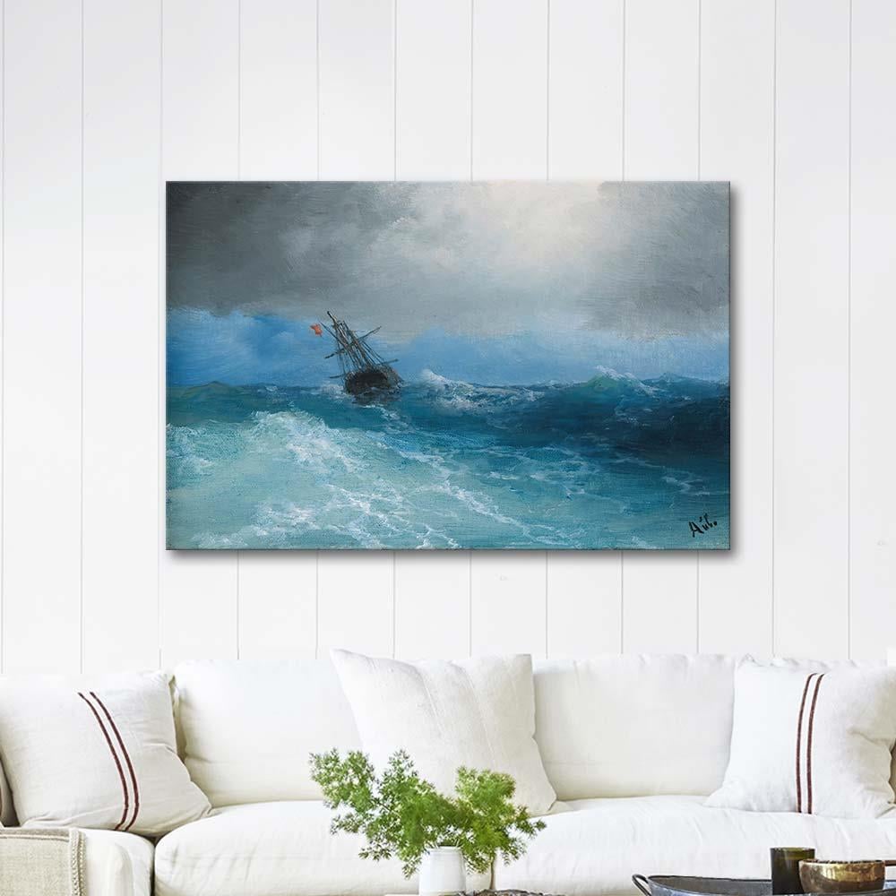 Ivan Aivazovsky Gathering Storm Art Print