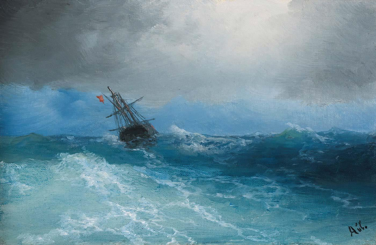 Gathering Storm by Ivan Aivazovsky